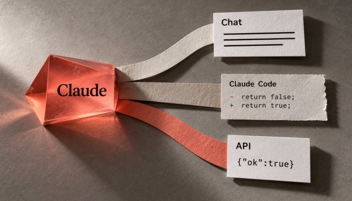 Claude sem confusão: o que muda entre chat, modelo e API