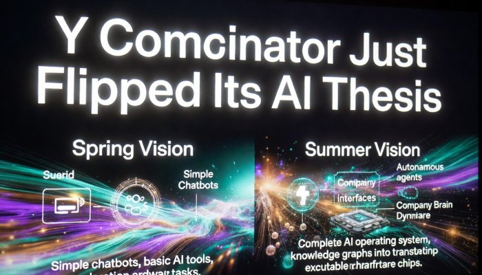 Y Combinator Just Flipped Its AI Thesis — From “Faster Work” to “AI as the Company OS”