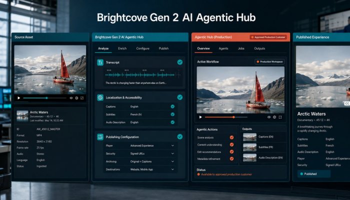 Brightcove Gen 2 automatisiert Videoworkflows – der Agent startet nur begrenzt