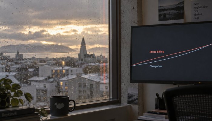Stripe Billing eða Chargebee: 0,7% og 0,8% fela ólíkan grunnkostnað