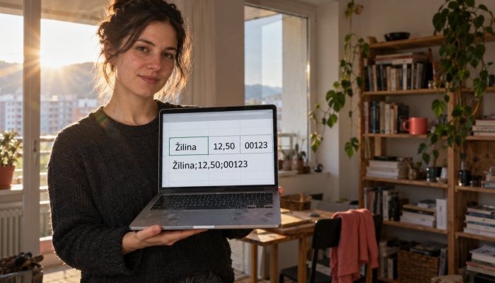 Pokazená slovenčina v CSV: Excel ju opraví cez import UTF-8