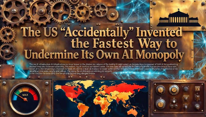 The US "Accidentally" Invented the Fastest Way to Undermine Its Own AI Monopoly