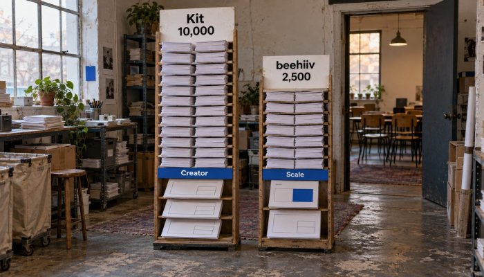 Kit vs beehiiv: Free List Size Hides the Automation Trade-Off
