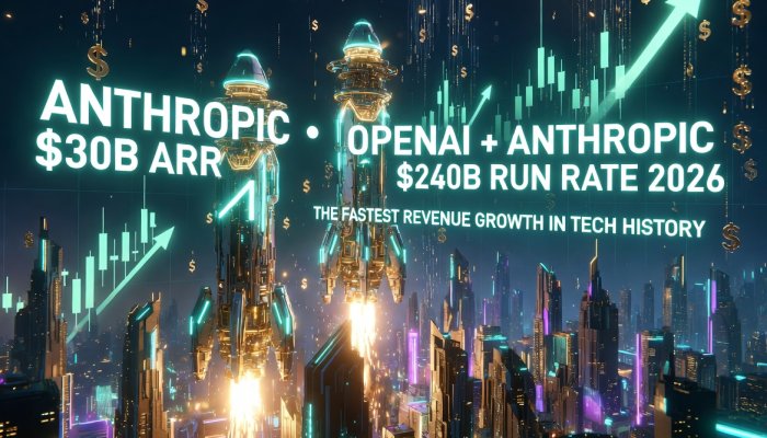 Anthropic Hits $30B ARR — Superforecaster Peter Wildeford Now Sees OpenAI + Anthropic Combined Run Rate at $240B by End of 2026