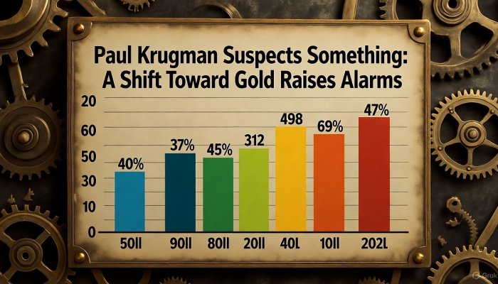 Paul Krugman Suspects Something: A Shift Toward Gold Raises Alarms