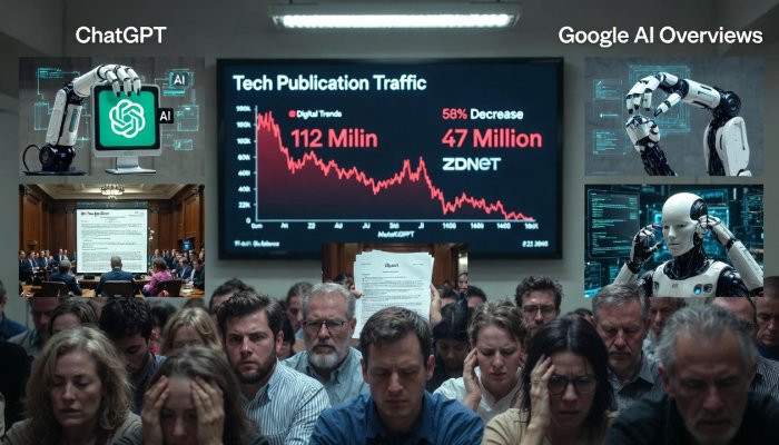 The Media Industry's Double Bind: Losing to AI While Becoming Its Raw Material