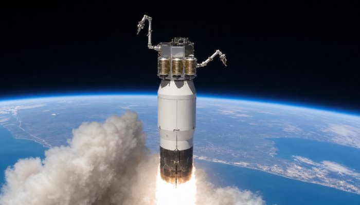 Northrop Grumman запустила роботизированный спутник-механик MRV-1