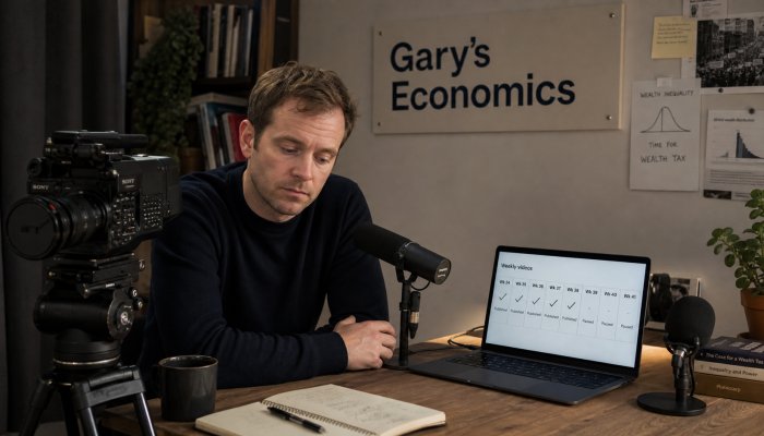 Gary Stevenson Pauses Weekly YouTube Videos After Health Concerns