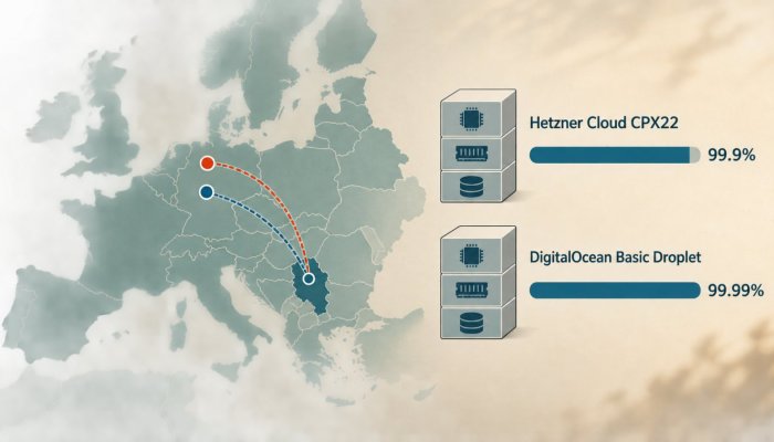 Hetzner или DigitalOcean: нижа цена губи ако је SLA услов
