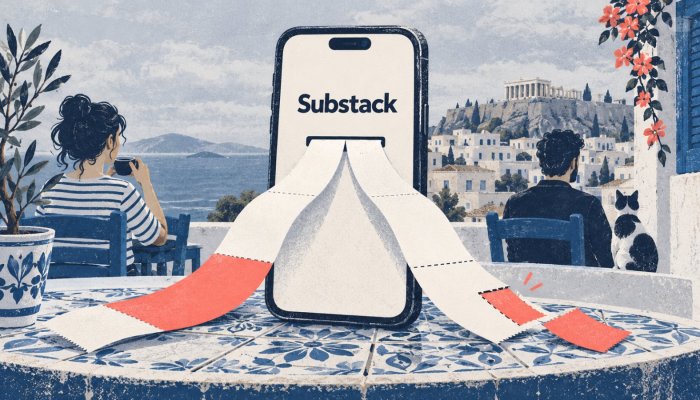 Substack και ΦΠΑ: η τελική τιμή μπορεί να μειώσει το έσοδο