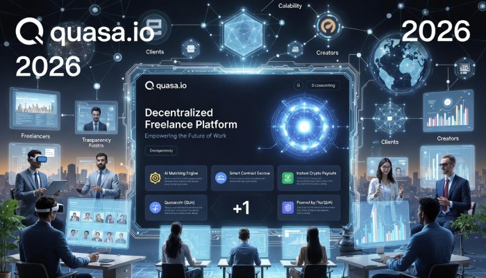 QUASA: The world’s first and only Web3 mobile app for 0% fee crypto freelancing