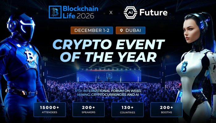 Blockchain Life Returns to Dubai — Featuring the Debut of AI Future!