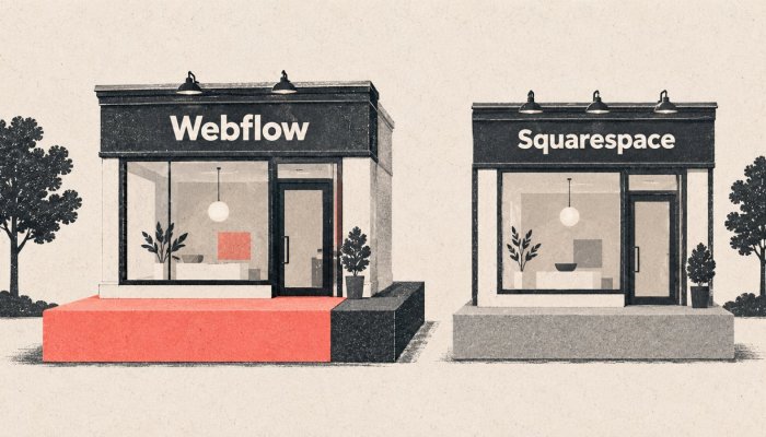 Webflow apo Squarespace: kontrolli i dizajnit vjen me kosto më të ndërlikuar