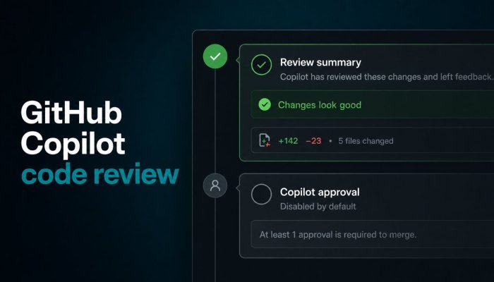 Copilot peut approuver une pull request, mais l’option reste désactivée
