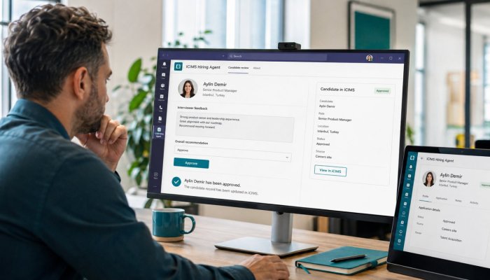 iCIMS işe alımı Teams’e taşıyor; takvim ajanı yıl sonunu bekleyecek