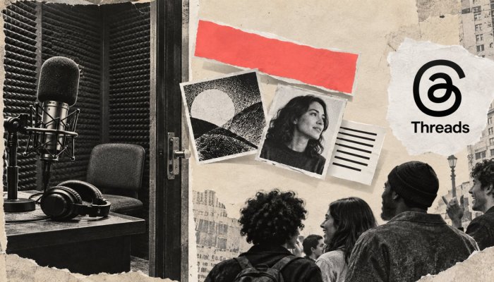 Threads convierte el pódcast en tarjetas medibles, no en otro reproductor