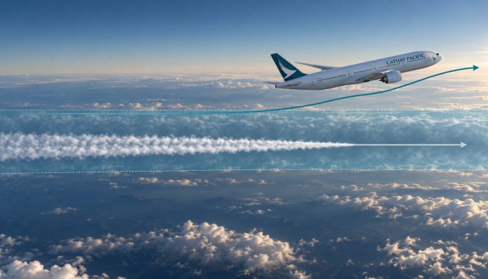 AI দিয়ে contrail এড়ানো: ৮০ উড়ানে উষ্ণায়নের প্রভাব ৪০% কমার হিসাব