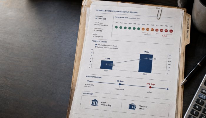 Student Loans: Defaults Reach 9.5 Million as Credit Risks Grow