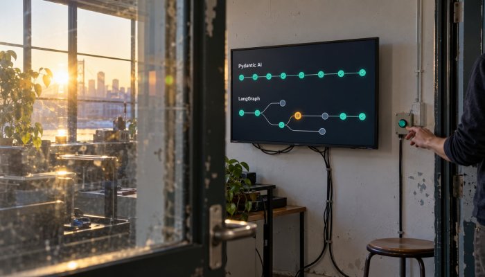 Pydantic AI vai LangGraph: tipi uzvar vienkāršībā, grafi — ilgā darbplūsmā