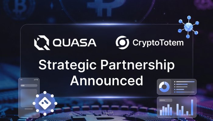 We are excited to announce a strategic partnership between QUASA and CryptoTotem!