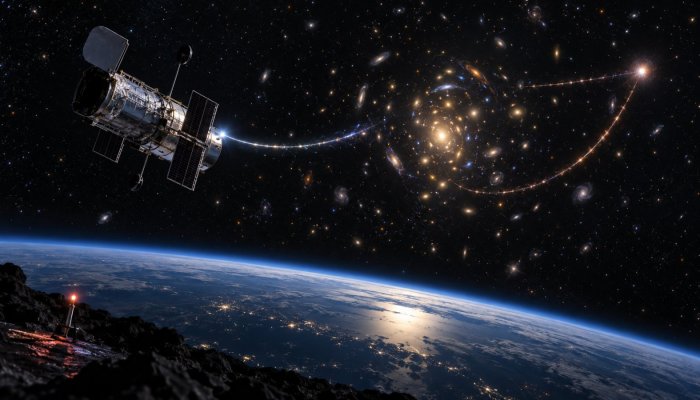 Hubble zvládol 200 000 obehov: na jubileu čakal na návrat tej istej supernovy