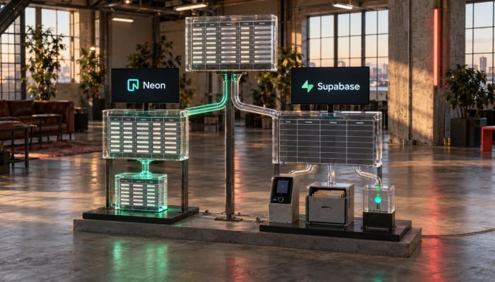 Neon أم Supabase؟ التفرع أسرع 23 مرة، لكن المنصة الكاملة لها ثمن
