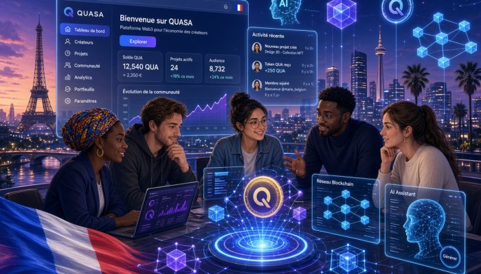QUASA запускает полностью локализованную платформу на французском языке, расширяя свой хаб экономики создателей Web3 по всему франкоязычному миру