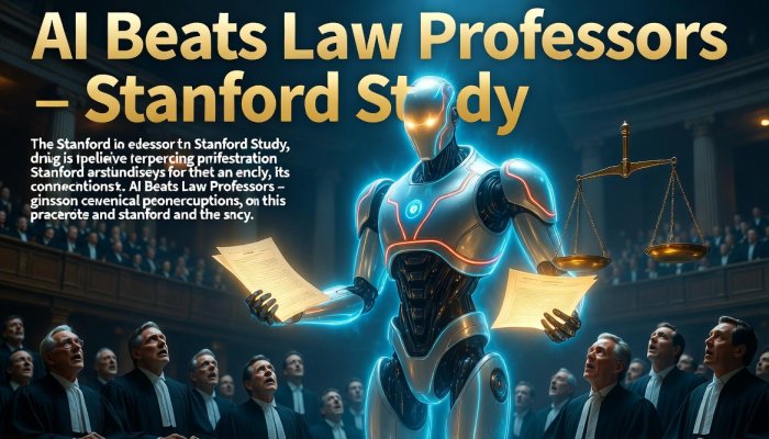 AI Just Beat Law Professors at Their Own Game — Stanford Study