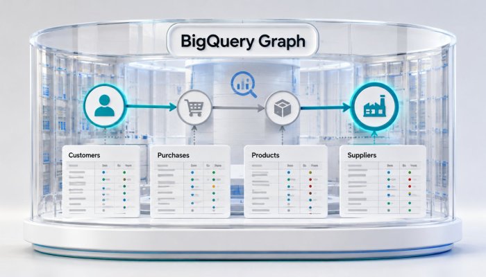 BigQuery Graph ya es estable: consulta relaciones sin sacar datos del almacén