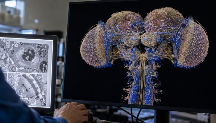Peta otak lalat jantan memuat 166.691 neuron—beda kelamin kini terlihat