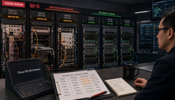 Cisco IOS XRにCVSS 9.8、回避策なしでSMU適用が必要