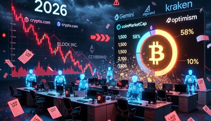 2026 Crypto Bloodbath Begins: Exchanges & Projects Slash Staff as AI Takes Over