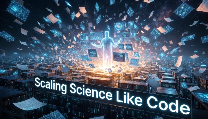 The AI Scientist Hits Nature: Scaling Scientific Discovery Like Code