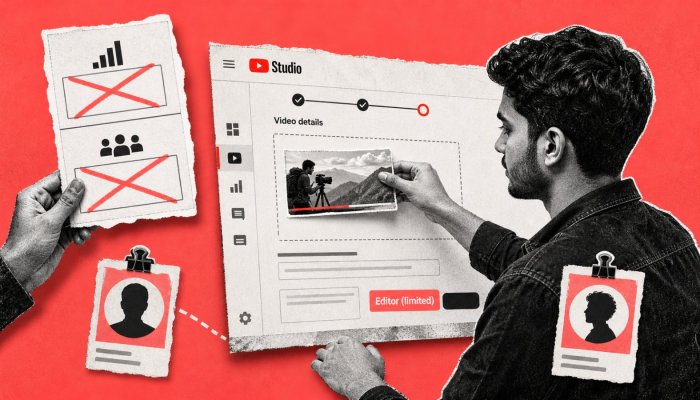 संपादक को पासवर्ड न दें—YouTube की सीमित भूमिका सही चुनें
