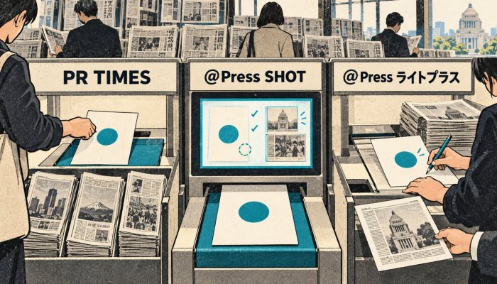 PR TIMESか＠Pressか、3万円より社内工数で選ぶ