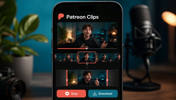 Patreon Clips लंबे वीडियो काटेगा—अभी केवल iOS और अंग्रेजी ऑडियो