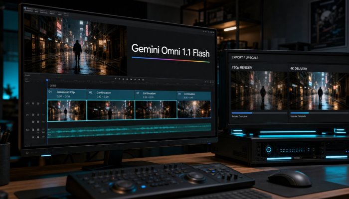 Gemini Omni 1.1의 40초 영상, 한 번에 생성되는 40초가 아니다