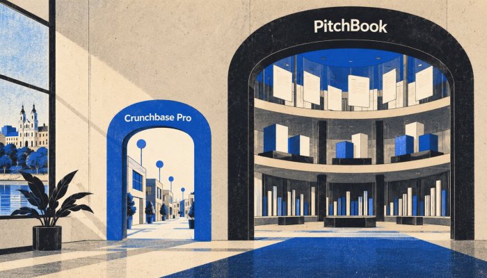 Crunchbase ці PitchBook: $948 за год сутыкаюцца з пяцізначным рахункам