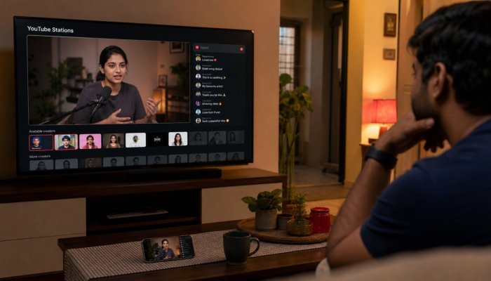 YouTube Stations अब 24 घंटे चलेंगे—पर चैनल चुनिंदा ही होंगे