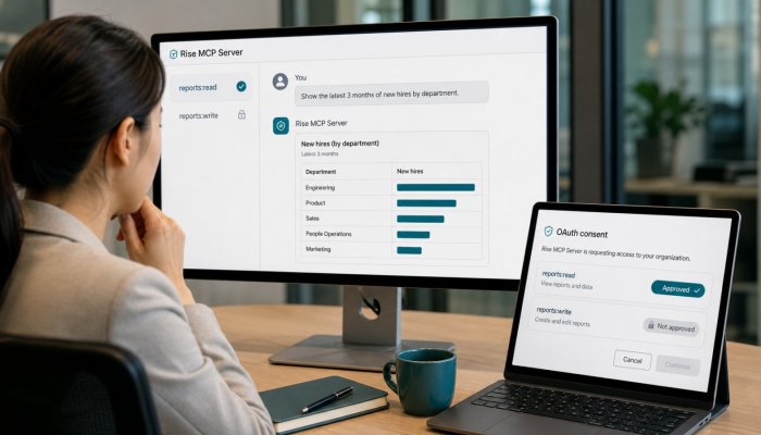 Claudeから人事データを操作、Rise MCPは書き込みを別許可に