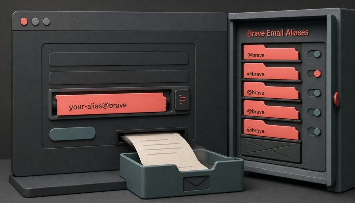 Brave versteckt E-Mail-Adressen – kostenlos ist nach fünf Aliasen Schluss