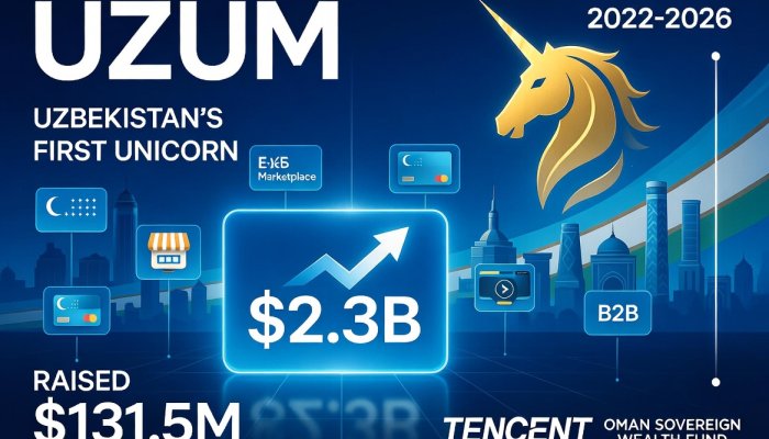 Uzbekistan’s Uzum Hits $2.3 Billion Valuation in Record Time, Raising $131.5 Million and Becoming the Country’s First Unicorn