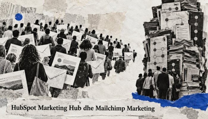 HubSpot apo Mailchimp: CRM-ja e plotë kushton kur automatizimi rritet