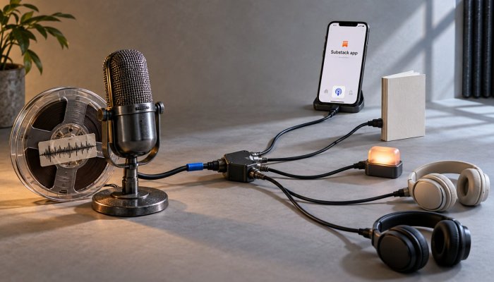 Substack-এ Podcast tab—creator-দের সম্মিলিত আয় বছরে $200M