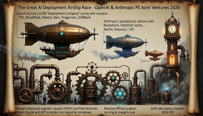 OpenAI and Anthropic Strike Massive PE-Backed Joint Ventures to Force AI Into the Real Economy