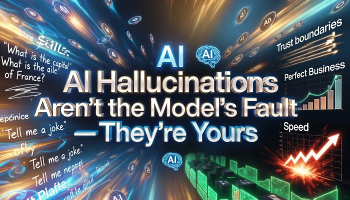 AI Hallucinations Aren’t the Model’s Fault — They’re Yours