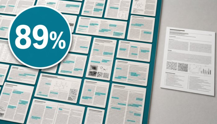 El 89% de los artículos biomédicos deja huellas de IA, no una confesión