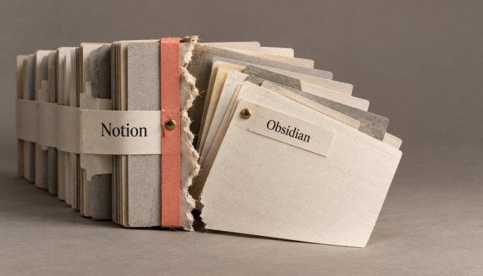 Notion ili Obsidian za tim: suradnja pobjeđuje samo dok izvoz nije presudan