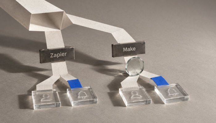 Zapier أم Make؟ سير العمل المتشعب قد يقلب حساب المهمة الأرخص