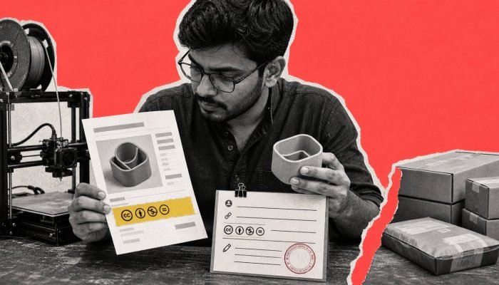 Thingiverse मॉडल बेचने से पहले रुकें—हर CC लाइसेंस व्यापार नहीं देता